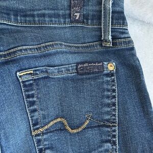 7 For All Mankind Dark Blue Women's Jeans